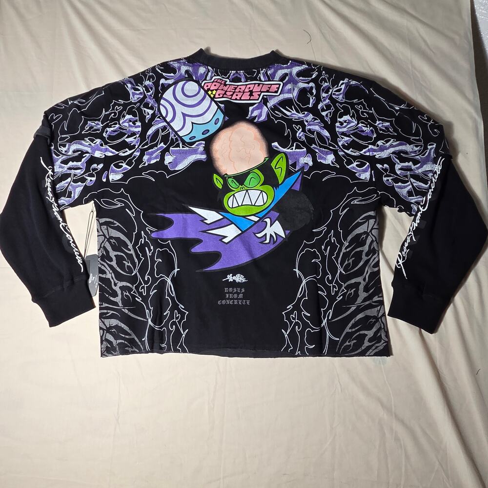 Civil Regime Powerpuff Girls Mojo Jojo Twofer Graphic Shirt L NWT